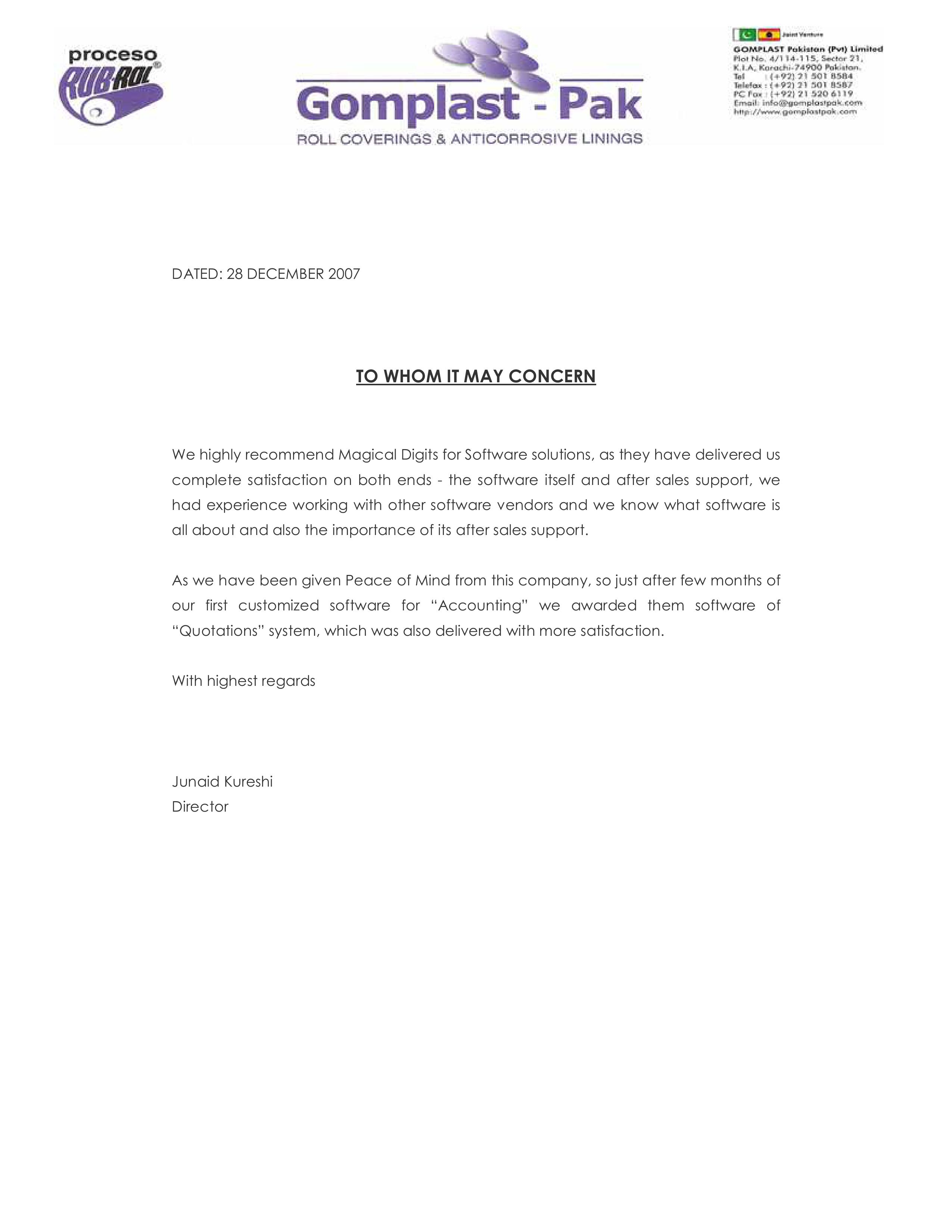 Testimonial gallery